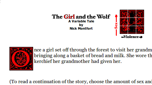 From the first page of the Girl and the Wold