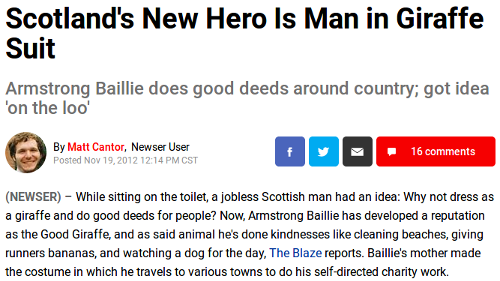 Inspirational article for Lede