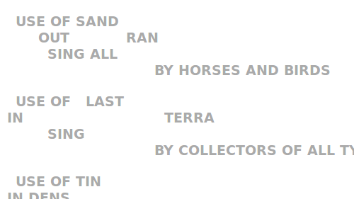 Use of Dust, detail of window