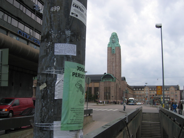 Implementation sticker in Helsinki