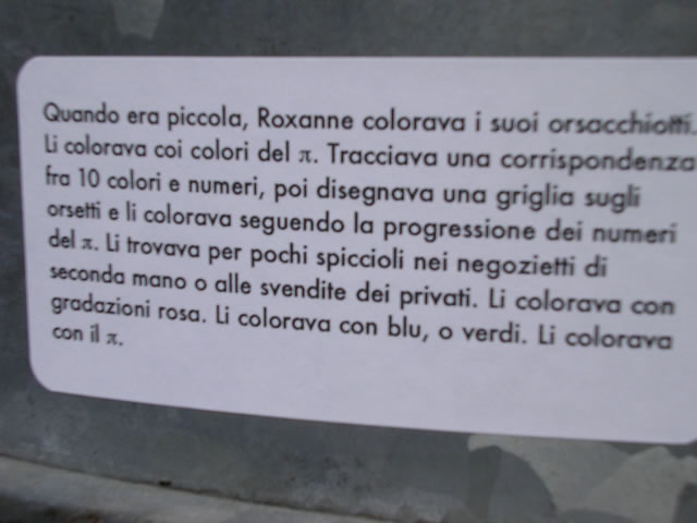 Implementation sticker in Pisa Italy