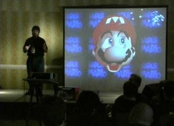 Jason Scott speaks about Super Mario 64 and the N64 at Notacon.