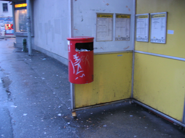 Implementation sticker in Bergen Norway