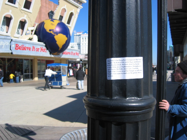 Implementation sticker in Atlantic City New Jersey