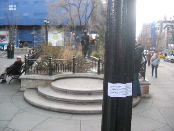 Implementation sticker in New York