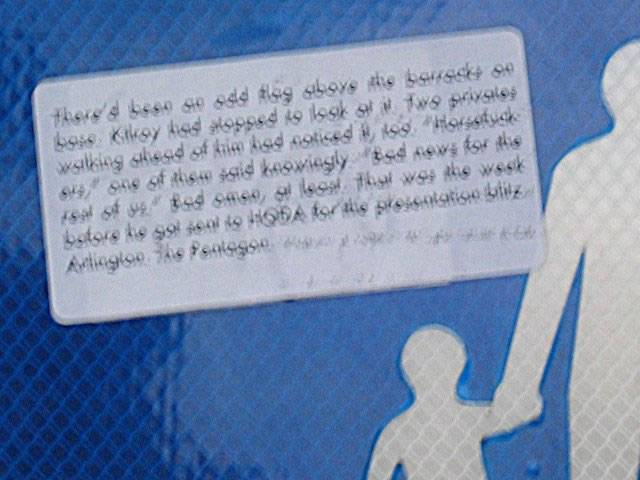 Implementation sticker in Cambridge England