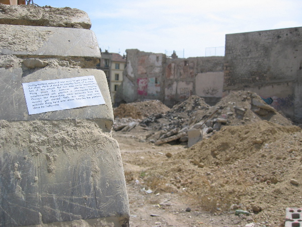Implementation sticker in Marseilles