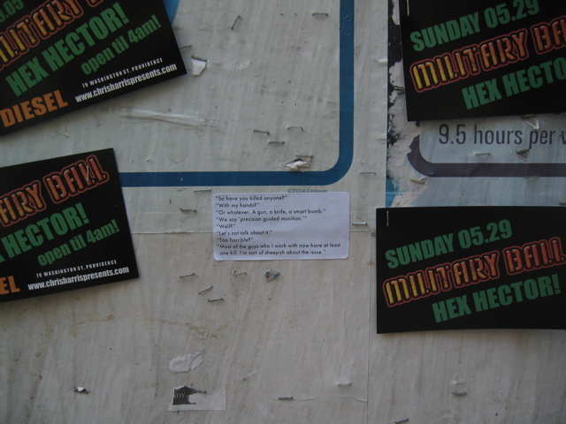 Implementation sticker in Providence Rhode Island