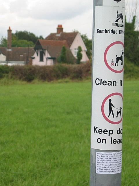 Implementation sticker in Cambridge England