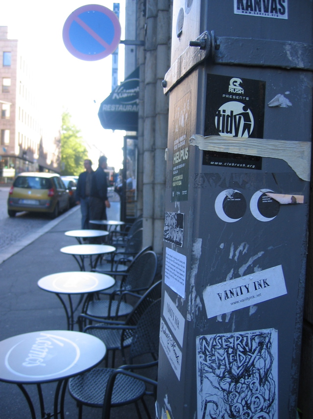 Implementation sticker in Helsinki