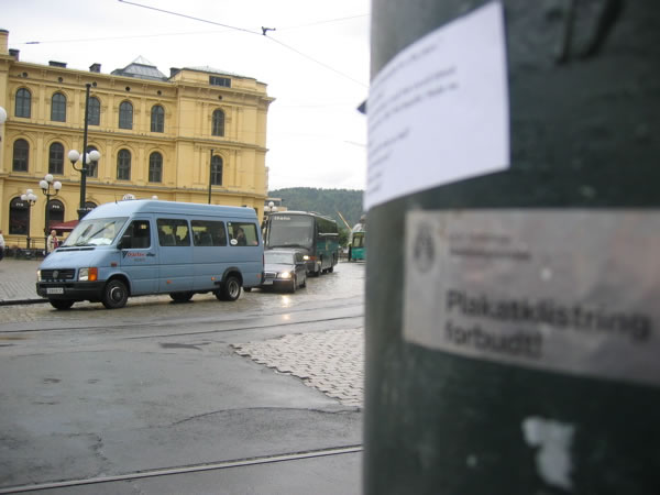 Implementation sticker in Oslo