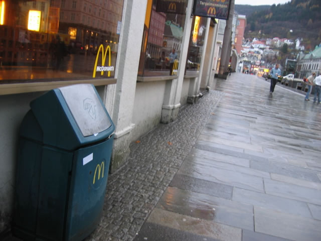 Implementation sticker in Bergen Norway