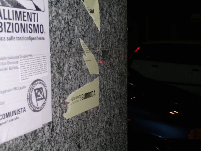 Implementation sticker in Genova Italy