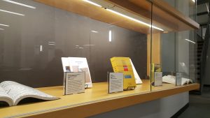 Author Function book displays and gallery walls