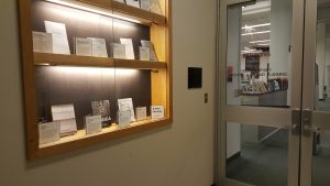 Author Function book displays and gallery walls