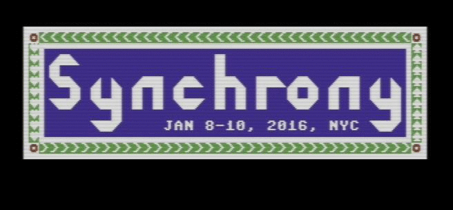 synchrony, nyc, jan 8-10, 2016